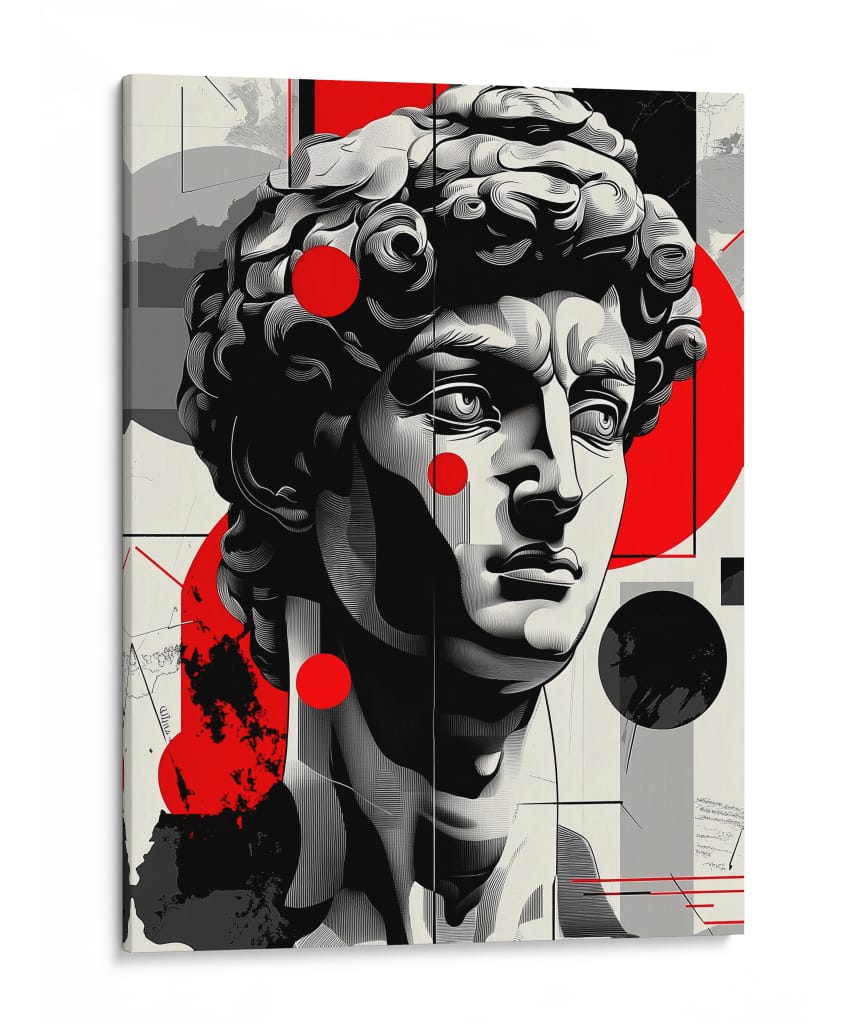 Rebelde Neoclásico - Puffy Design | Cuadro decorativo de Canvas Lab