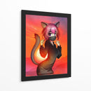 Atardecer Felino - Puffy Design | Cuadro decorativo de Canvas Lab