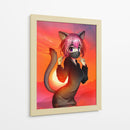 Atardecer Felino - Puffy Design | Cuadro decorativo de Canvas Lab