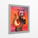 Atardecer Felino - Puffy Design | Cuadro decorativo de Canvas Lab