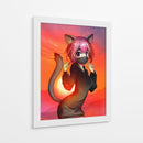 Atardecer Felino - Puffy Design | Cuadro decorativo de Canvas Lab