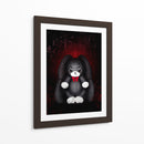Conejo Oscuro - Puffy Design | Cuadro decorativo de Canvas Lab