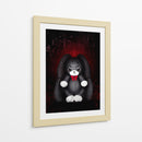 Conejo Oscuro - Puffy Design | Cuadro decorativo de Canvas Lab