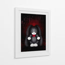 Conejo Oscuro - Puffy Design | Cuadro decorativo de Canvas Lab