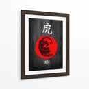Tigre de Tinta - Puffy Design | Cuadro decorativo de Canvas Lab