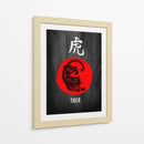 Tigre de Tinta - Puffy Design | Cuadro decorativo de Canvas Lab