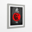 Tigre de Tinta - Puffy Design | Cuadro decorativo de Canvas Lab