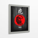 Tigre de Tinta - Puffy Design | Cuadro decorativo de Canvas Lab