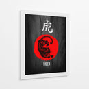 Tigre de Tinta - Puffy Design | Cuadro decorativo de Canvas Lab