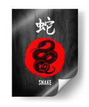 Espiral de Serpiente - Puffy Design | Cuadro decorativo de Canvas Lab