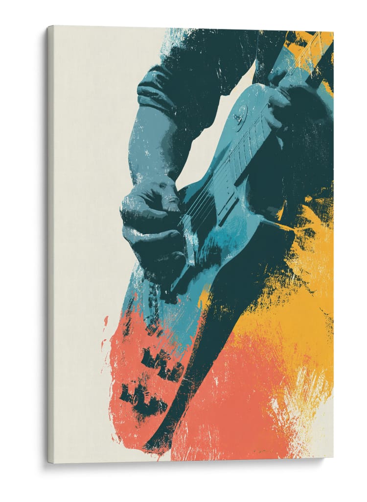 Guitarrista - DIEGO D L | Cuadro decorativo de Canvas Lab