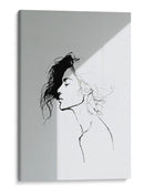 Perfil femenino - DIEGO D L | Cuadro decorativo de Canvas Lab