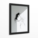 Perfil femenino - DIEGO D L | Cuadro decorativo de Canvas Lab