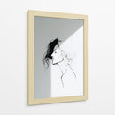 Perfil femenino - DIEGO D L | Cuadro decorativo de Canvas Lab