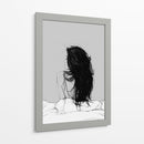 Mujer de espaldas - DIEGO D L | Cuadro decorativo de Canvas Lab
