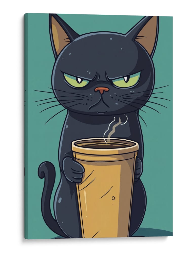 Ánimo de Café - Puffy Design | Cuadro decorativo de Canvas Lab