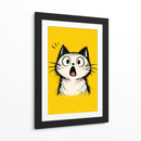 Gato Asombrado - Puffy Design | Cuadro decorativo de Canvas Lab