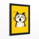 Gato Asombrado - Puffy Design | Cuadro decorativo de Canvas Lab