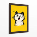 Gato Asombrado - Puffy Design | Cuadro decorativo de Canvas Lab