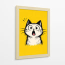 Gato Asombrado - Puffy Design | Cuadro decorativo de Canvas Lab