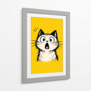 Gato Asombrado - Puffy Design | Cuadro decorativo de Canvas Lab