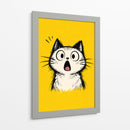 Gato Asombrado - Puffy Design | Cuadro decorativo de Canvas Lab