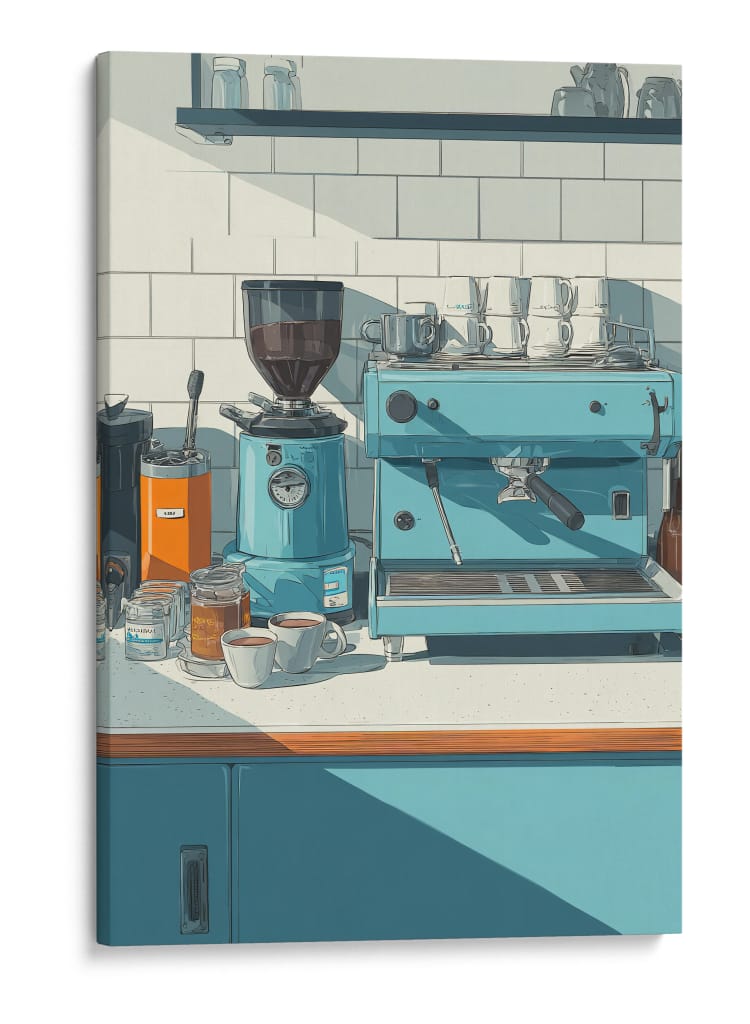 Estación para amantes del café - DIEGO D L | Cuadro decorativo de Canvas Lab