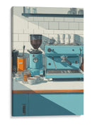 Estación para amantes del café - DIEGO D L | Cuadro decorativo de Canvas Lab