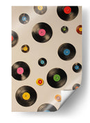 Discos de vinilo de colores - DIEGO D L | Cuadro decorativo de Canvas Lab