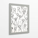 Dálmatas en dibujo - DIEGO D L | Cuadro decorativo de Canvas Lab