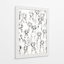 Dálmatas en dibujo - DIEGO D L | Cuadro decorativo de Canvas Lab