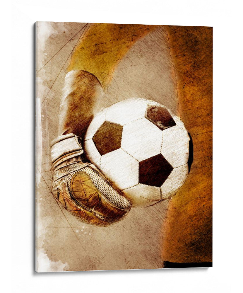 El portero y el balón - Justyna Jaszke | Cuadro decorativo de Canvas Lab