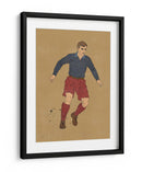 Héroe del futbol vintage - Nicholas | Cuadro decorativo de Canvas Lab