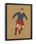 Héroe del futbol vintage - Nicholas | Cuadro decorativo de Canvas Lab
