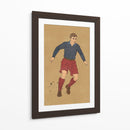 Héroe del futbol vintage - Nicholas | Cuadro decorativo de Canvas Lab