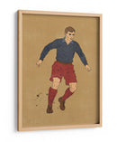 Héroe del futbol vintage - Nicholas | Cuadro decorativo de Canvas Lab