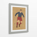 Héroe del futbol vintage - Nicholas | Cuadro decorativo de Canvas Lab