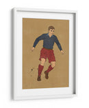 Héroe del futbol vintage - Nicholas | Cuadro decorativo de Canvas Lab