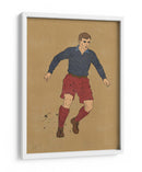 Héroe del futbol vintage - Nicholas | Cuadro decorativo de Canvas Lab
