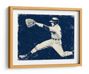 Lanzador de béisbol clásico - Fluidys Studio IV | Cuadro decorativo de Canvas Lab