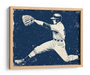 Lanzador de béisbol clásico - Fluidys Studio IV | Cuadro decorativo de Canvas Lab
