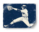 Lanzador de béisbol clásico - Fluidys Studio IV | Cuadro decorativo de Canvas Lab