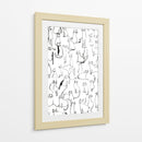 Bocetos de gatos solo líneas - DIEGO D L | Cuadro decorativo de Canvas Lab