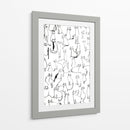Bocetos de gatos solo líneas - DIEGO D L | Cuadro decorativo de Canvas Lab