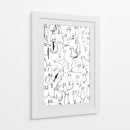 Bocetos de gatos solo líneas - DIEGO D L | Cuadro decorativo de Canvas Lab