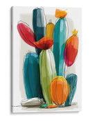 Cactus de colores I - DIEGO D L | Cuadro decorativo de Canvas Lab
