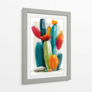 Cactus de colores I - DIEGO D L | Cuadro decorativo de Canvas Lab