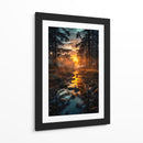 Atardecer Dorado - Puffy Design | Cuadro decorativo de Canvas Lab