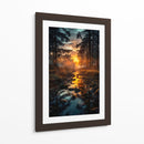 Atardecer Dorado - Puffy Design | Cuadro decorativo de Canvas Lab