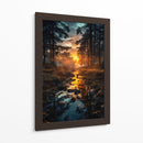 Atardecer Dorado - Puffy Design | Cuadro decorativo de Canvas Lab